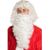 Perruque de Père Noël avec barbe, le kit idéal pour completer une tenue de Père Noël Perruque de Père Noël avec barbe, le kit idéal pour completer une tenue de Père Noël