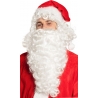 Perruque de Père Noël avec barbe assortie (bonnet non founi) Perruque de Père Noël avec barbe assortie (bonnet non founi)