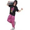 Déguisement homme années 80 avec t-shirt et pantalon Déguisement homme années 80 avec t-shirt et pantalon