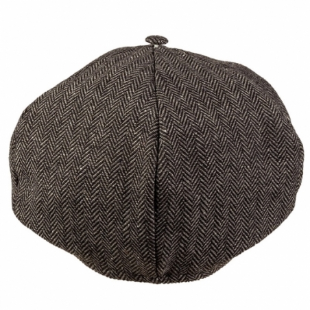 Casquette années 20 pour homme couleur gris