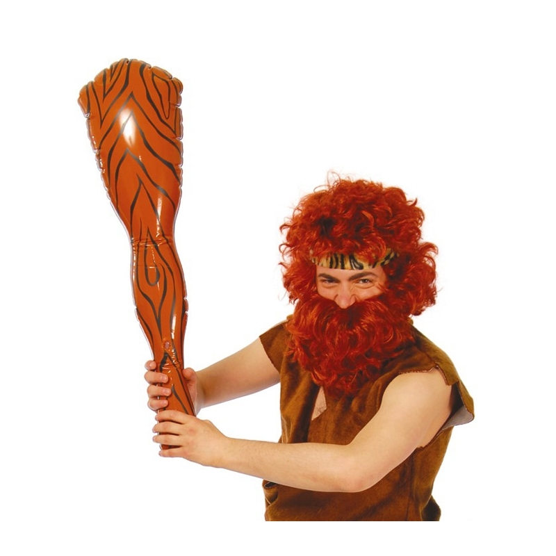 Massue gonflable 78 cm, un gourdin préhistorique idéal pour accessoiriser un costume cro-magnon