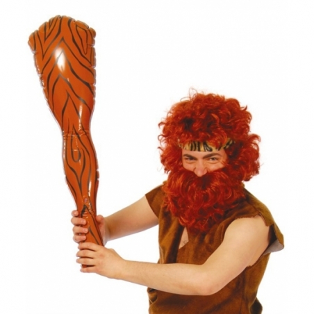 Massue gonflable 78 cm, un gourdin préhistorique idéal pour accessoiriser un costume cro-magnon