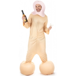 Déguisement zizi pour homme taille unique idéal pour fêter un enterrement de vie de garçon
