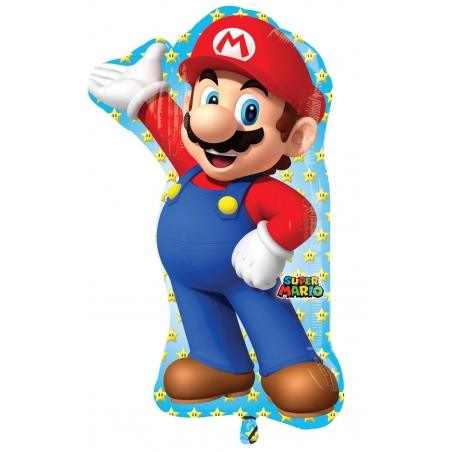 Ballon géant Super Mario spécialement conçu pour être gonflé à l'hélium