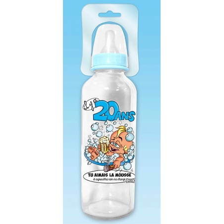 biberon anniversaire 20 ans pour homme, un cadeau original et rigolo pour fêter ses 20 ans biberon anniversaire 20 ans pour homme, un cadeau original et rigolo pour fêter ses 20 ans