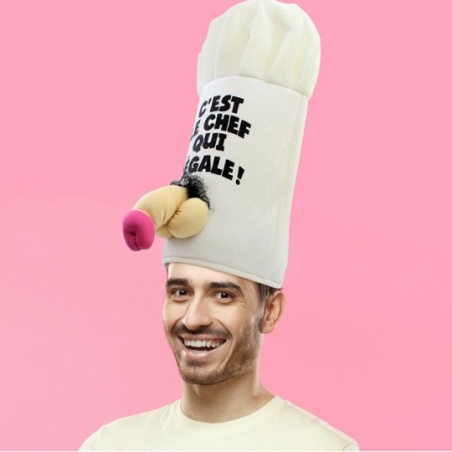 Toque chef de cuisine avec zizi, une idée cadeau pleine d'humour