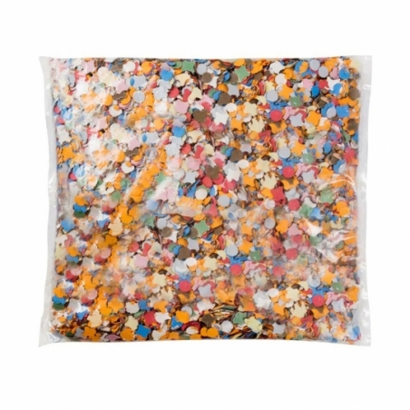 sachet de confettis multicolore 100 gr idéal pour lancer à carnaval