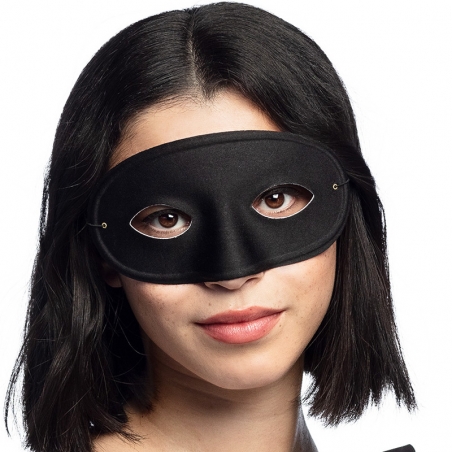 Masque de carnaval, loup noir pour hommes et femmes