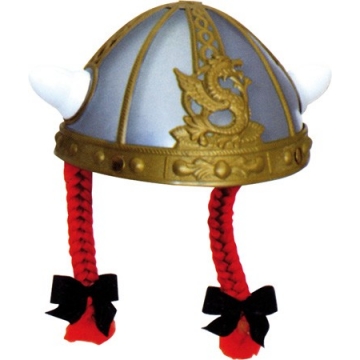 Casque Gaulois Pour Enfant DISBACANAL - Déguisement, Carnaval, Fête Médiévale - Environ 53 Cm De Tour De Tête