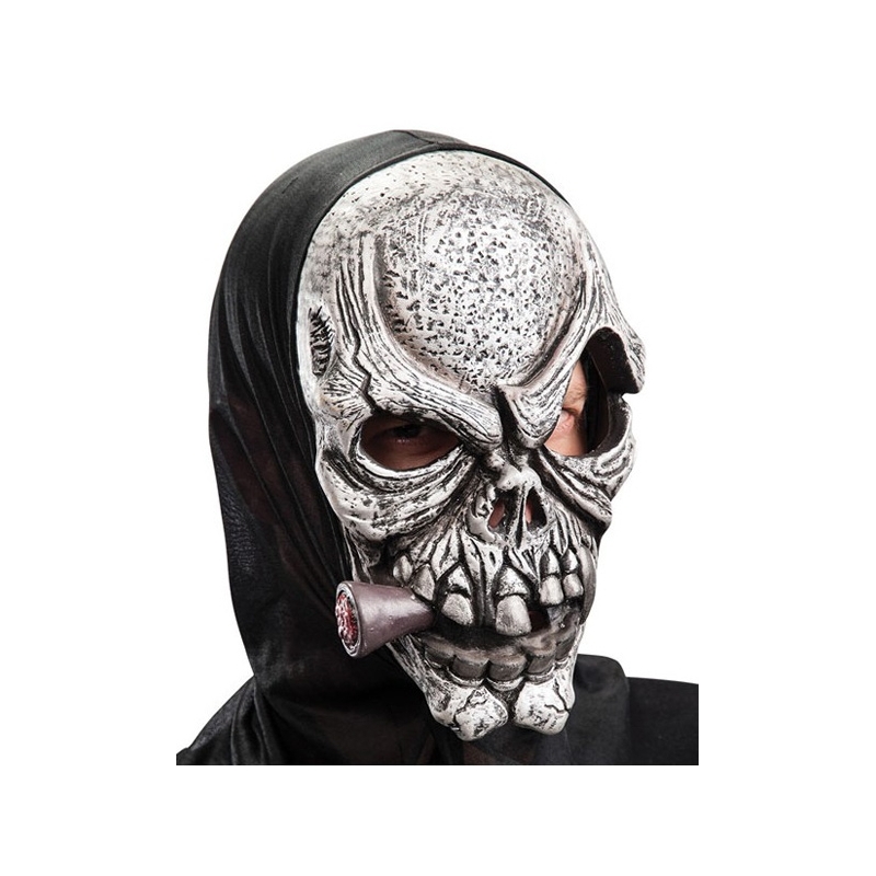 Masque squelette avec cigare idéal pour se déguiser pour Halloween