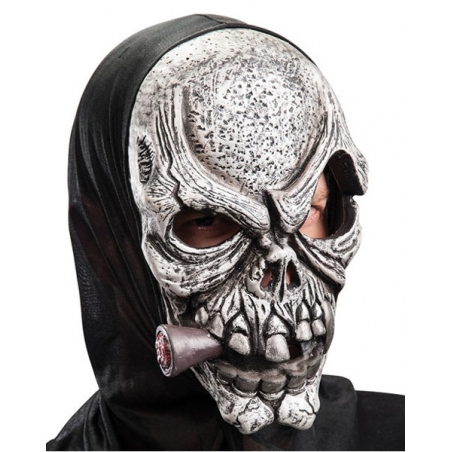 Masque squelette avec cigare idéal pour se déguiser pour Halloween