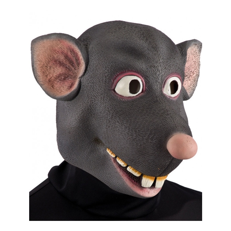 Masque de rat gris en latex