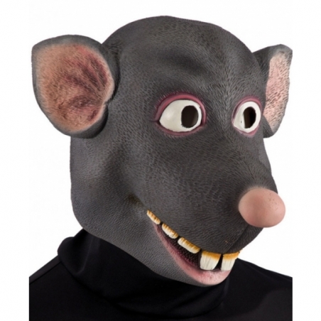 Masque de rat gris en latex
