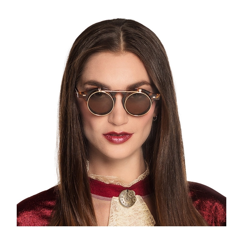 Paire de lunettes vintage idéale pour accessoiriser une tenue steampunk