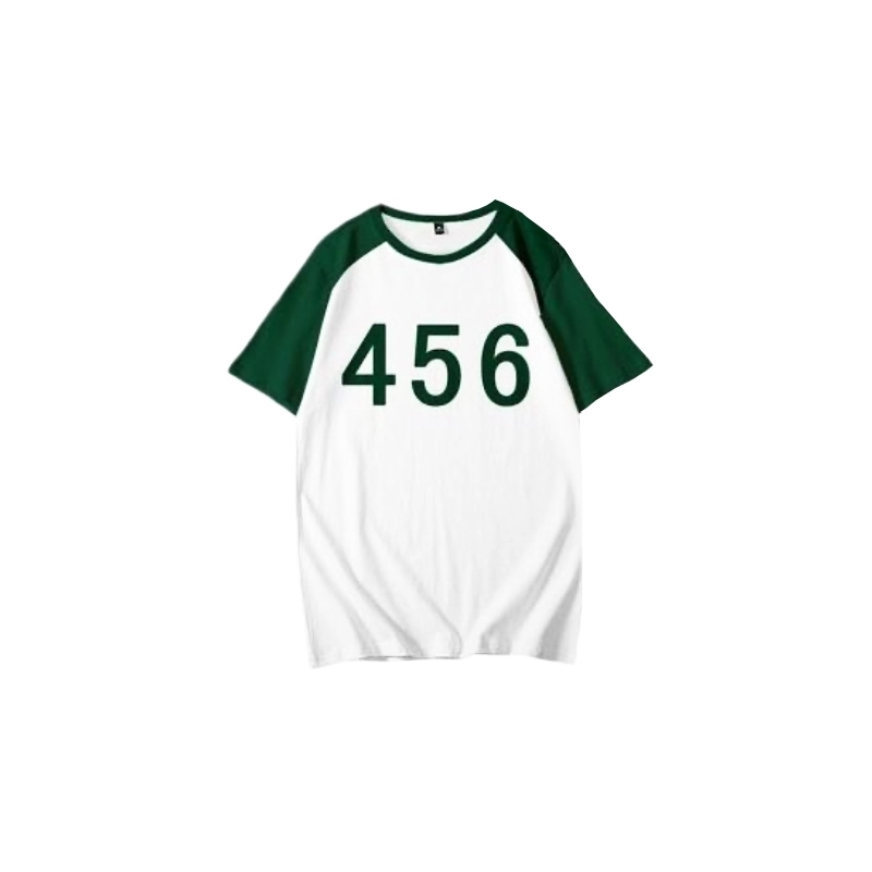 T-shirt Squid Game joueur 456 pour homme