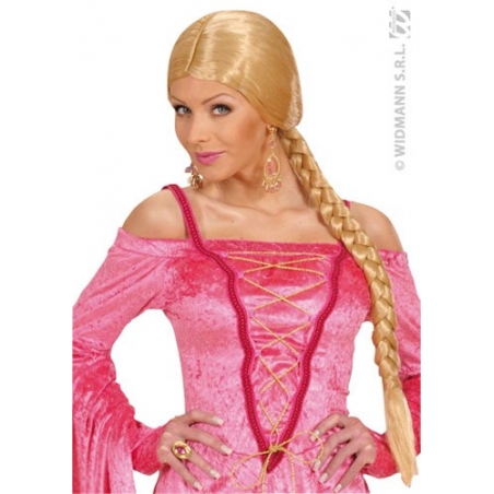 perruque blonde chatelaine - accessoire deguisement falbala