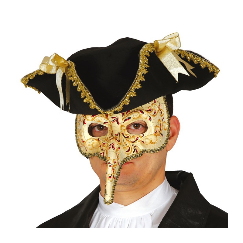 Masque vénitien pour homme avec long nez