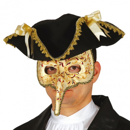 Masque vénitien pour homme avec long nez Masque vénitien pour homme avec long nez