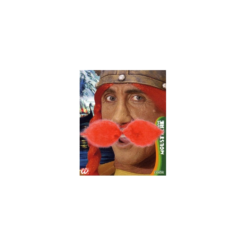 moustache gaulois roux - accessoire deguisement gaulois