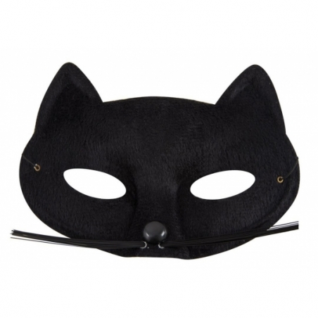 Masque chat noir idéal pour se déguiser pour un bal masqué