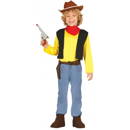 Déguisement cowboy Lucky Luke pour garçon de 5 ans à 6 ans