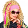 extensions pour cheveux fluo et lunettes du kit d'accessoires années 80 pour femme extensions pour cheveux fluo et lunettes du kit d'accessoires années 80 pour femme