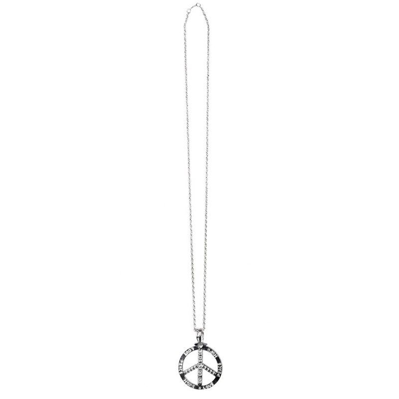Pendentif hippie metal idéal pour accessoiriser une tenue sur le thème des années 60