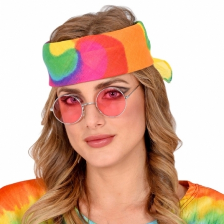 Bandana hippie pour femme multicolore