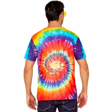 T-shirt hippie porté par un homme