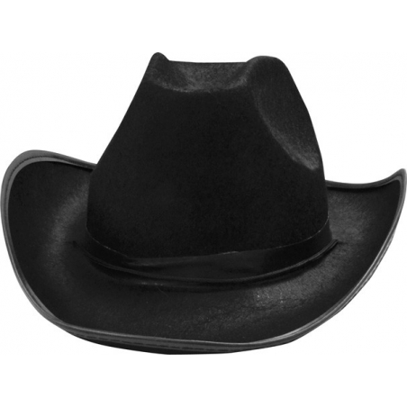 chapeau cowboy noir, deguisementsde cowboy adultes