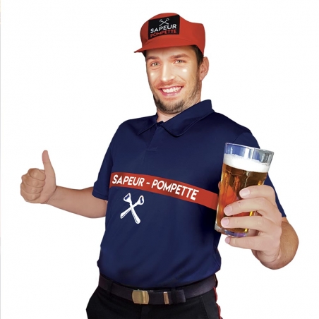 Sapeur Pompette, un pompier pas comme les autres (t-shirt et casquette)
