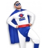 Déguisement Captain Vodka avec combinaison, ceinture, cape et masque Déguisement Captain Vodka avec combinaison, ceinture, cape et masque