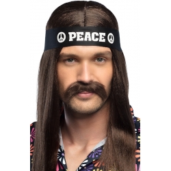 Moustache hippie pour homme, adoptez un look années 60