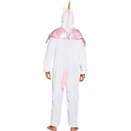 Combinaison licorne pour homme vue de dos