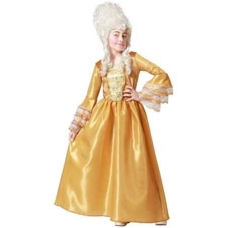 Robe de marquise pour fille idéale pour un carnaval sur le thème de Venise