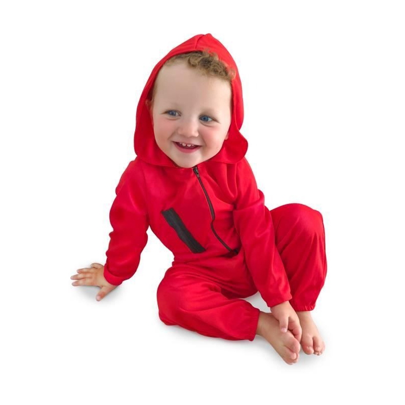 FIESTAS GUIRCA Déguisement Super-héroïne Rouge Pour Bébé (12-18 Mois) – Grenouillère + Tutu + Masque – 100% Polyester