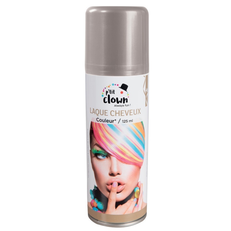 Laque couleur pour cheveux gris