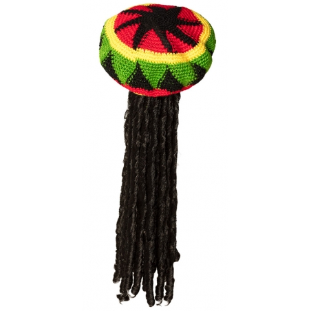 Bonnet jamaicain avec dreadlocks, adoptez le style reggae man