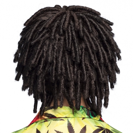 Perruque rasta dreadlocks coupe courte idéale pour se déguiser sur le thème reggae Perruque rasta dreadlocks coupe courte idéale pour se déguiser sur le thème reggae