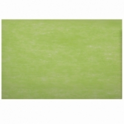 Chemin de table vert citron idéal pour réaliser une décoration de table lumineuse et festive