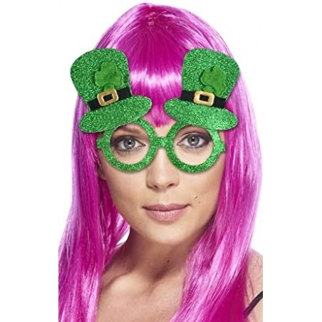 Lunettes Saint Patrick avec chapeau