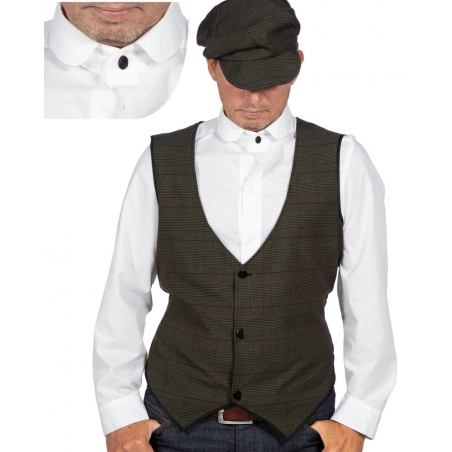 Chemise années 20 pour homme idéale pour compléter une tenue Peaky Blinders