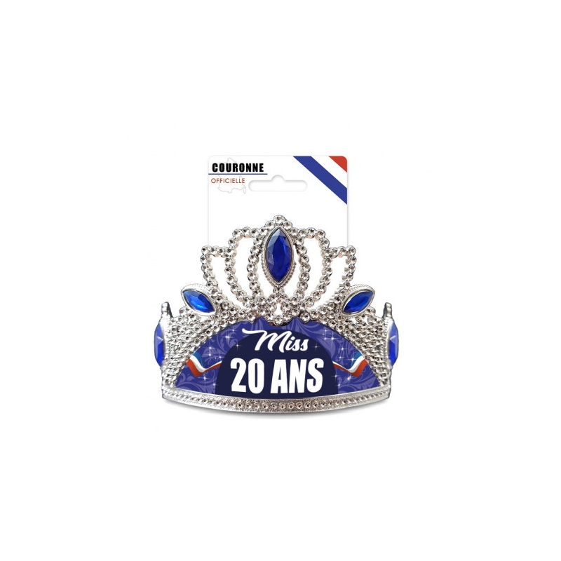 Couronne 20 ans femme, idéale pour fêter son anniversaire