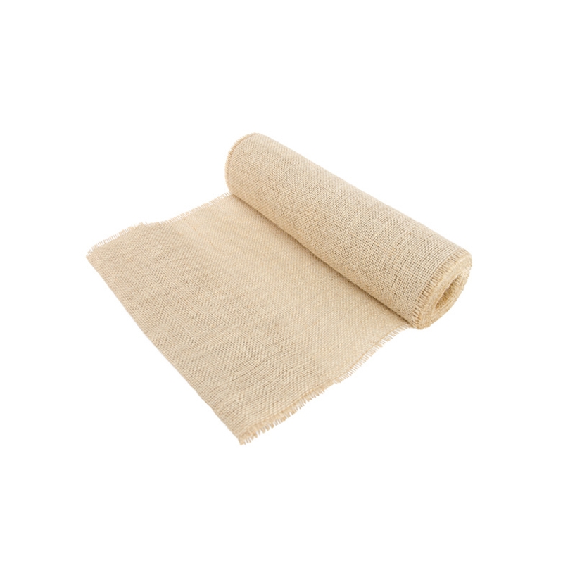 Chemin de table en jute naturelle, rouleau de 28 cm x 5 mètres