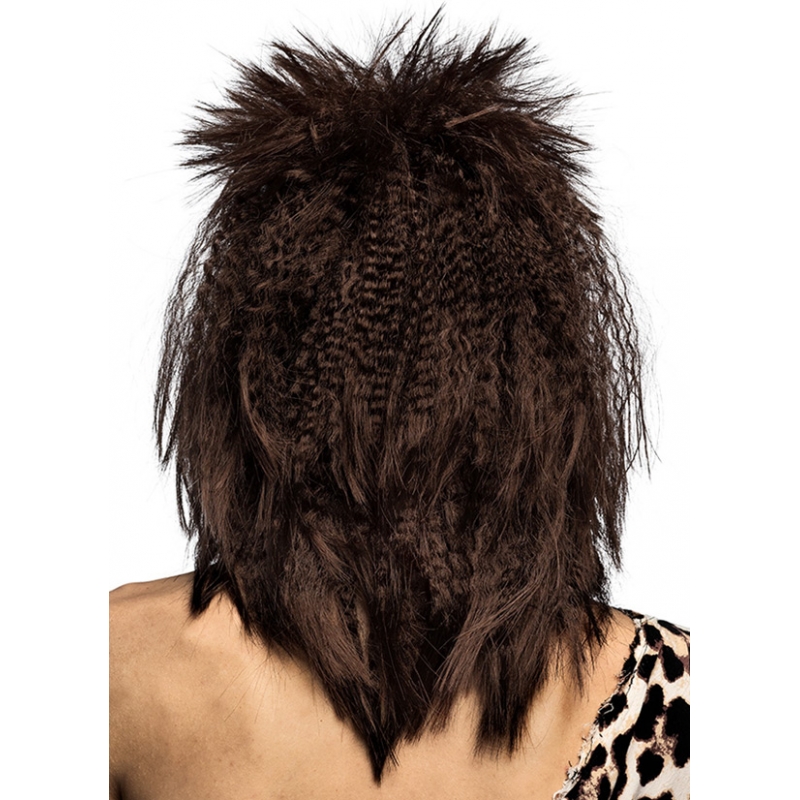 Perruque d'homme préhistorique avec barbe