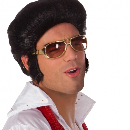 Lunettes Rockabilly couleur or pour homme, adoptez le look d'une rock star des années 50