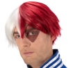 My Hero Academia - Perruque Shoto rouge et blanc - licence officielle My Hero Academia - Perruque Shoto rouge et blanc - licence officielle
