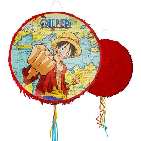 Pinata One Piece avec Luffy, animez sa fête d'anniversaire thème Manga