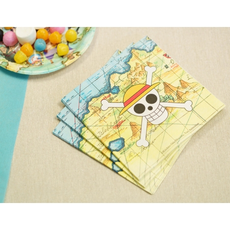 Lot de serviettes anniversaire One Piece