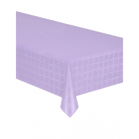 Roule de nappe en papier damassée couleur violet lilas